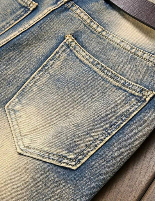 Distressed Blue Jeans for Men