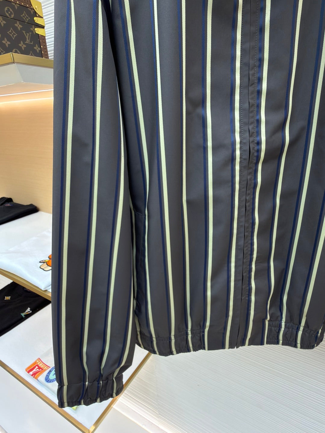 LV Striped Long Sleeve Jacket