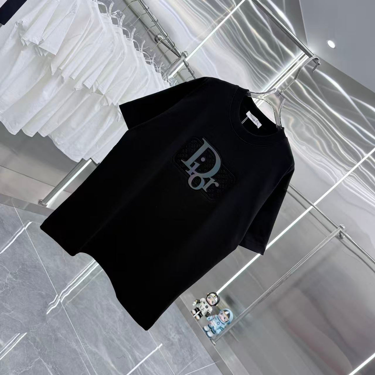 Dior Embossed Crew Neck T-Shirt
