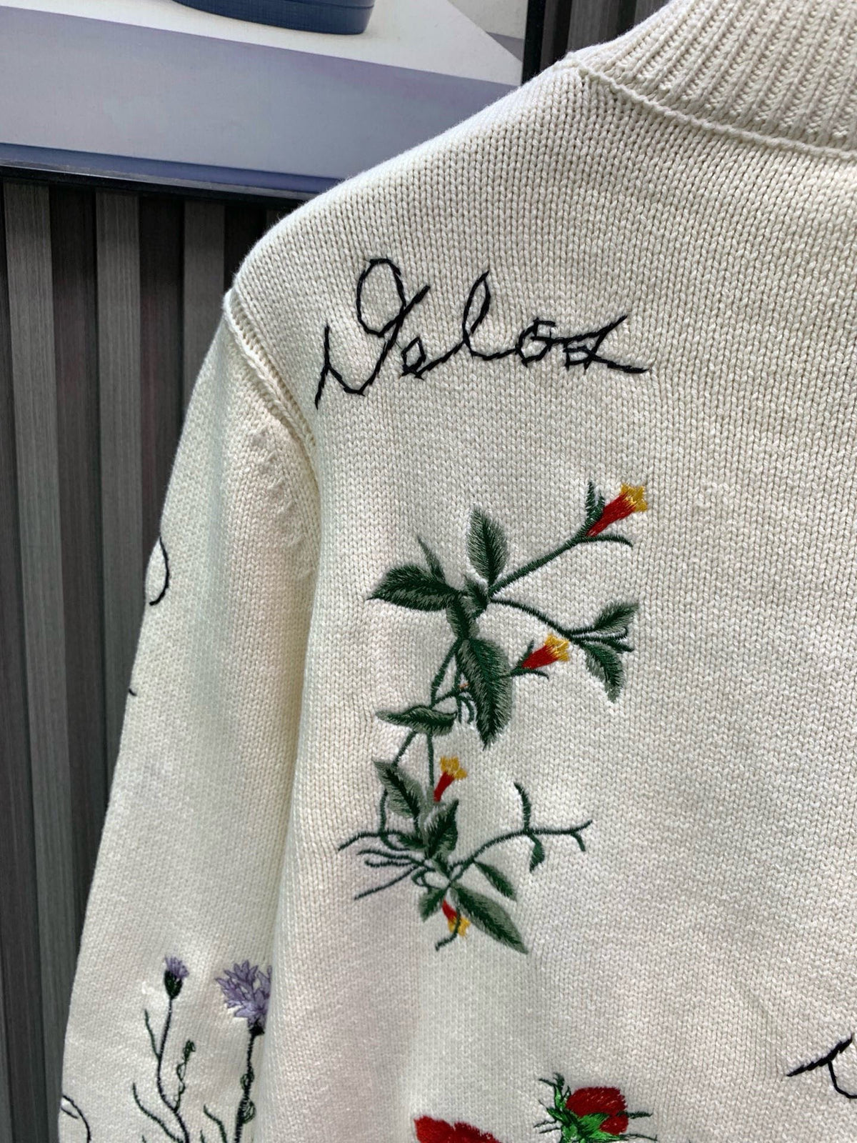 Dior Garden Story Collar Sweater