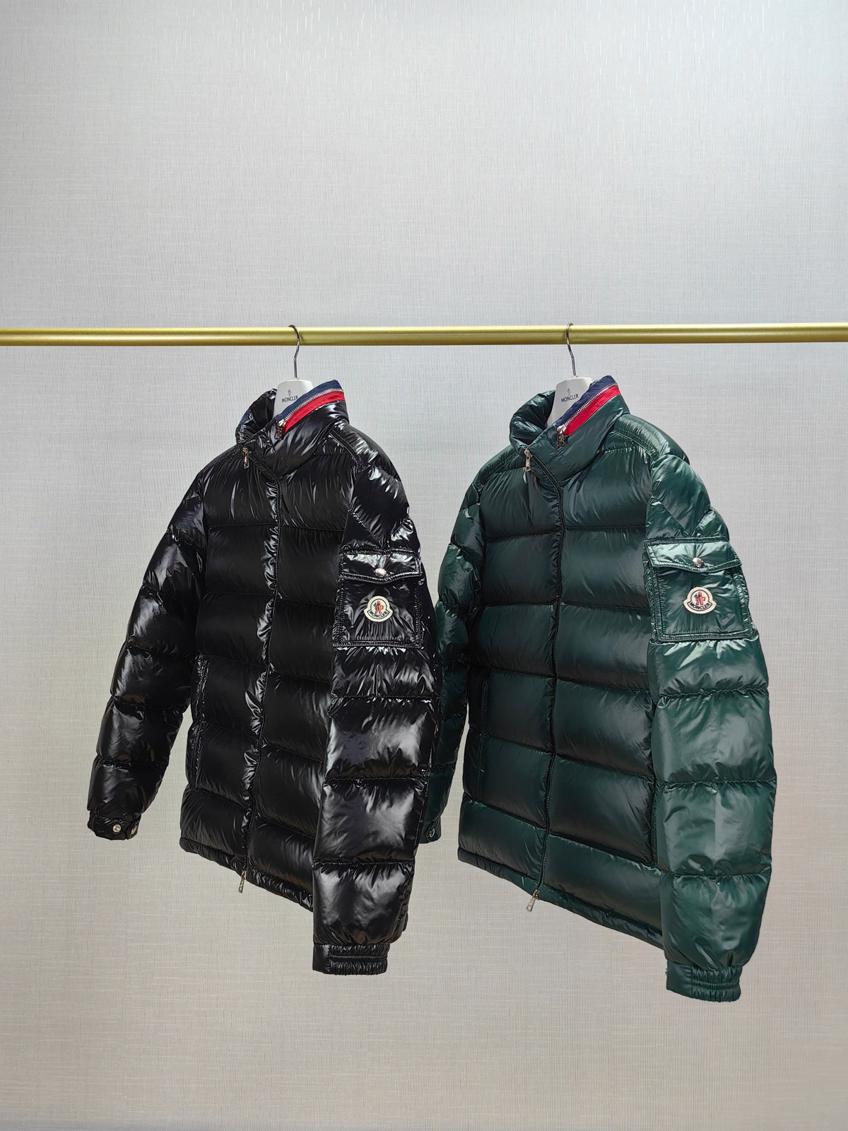 Moncler Glossy Thick Down Jacket