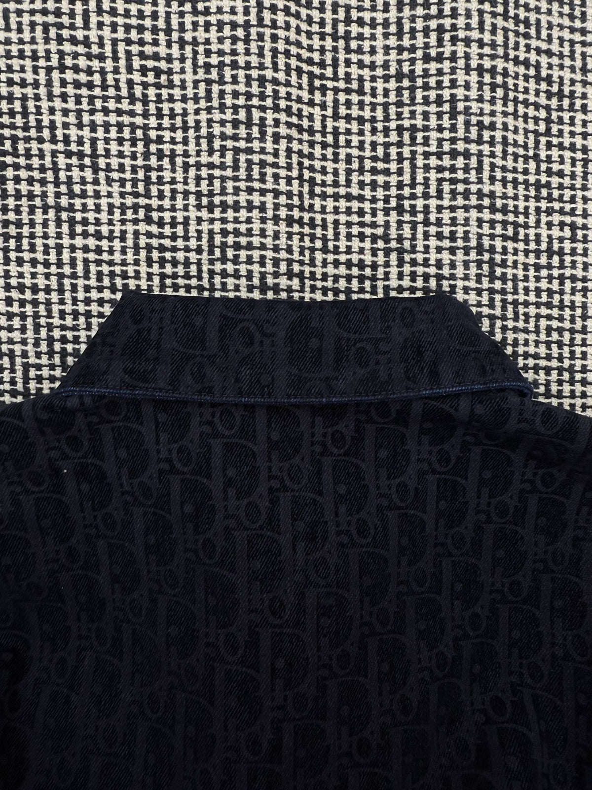 Dior All-over Jacquard Denim Shirt