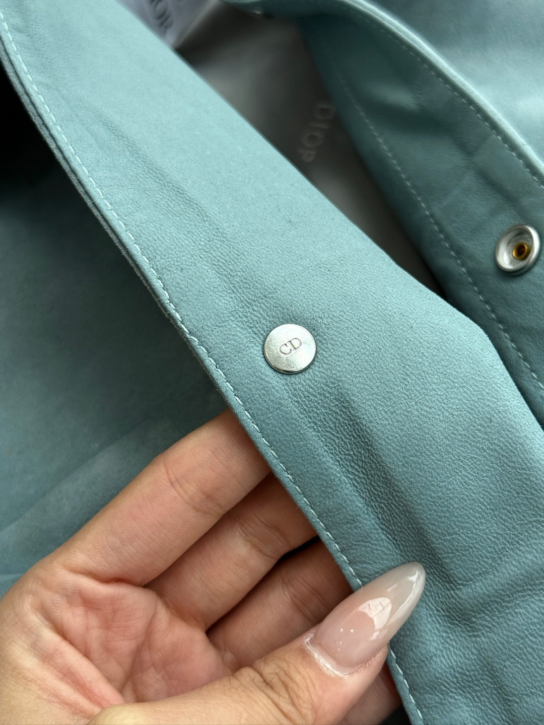 Men Dior Misty Blue Jacket