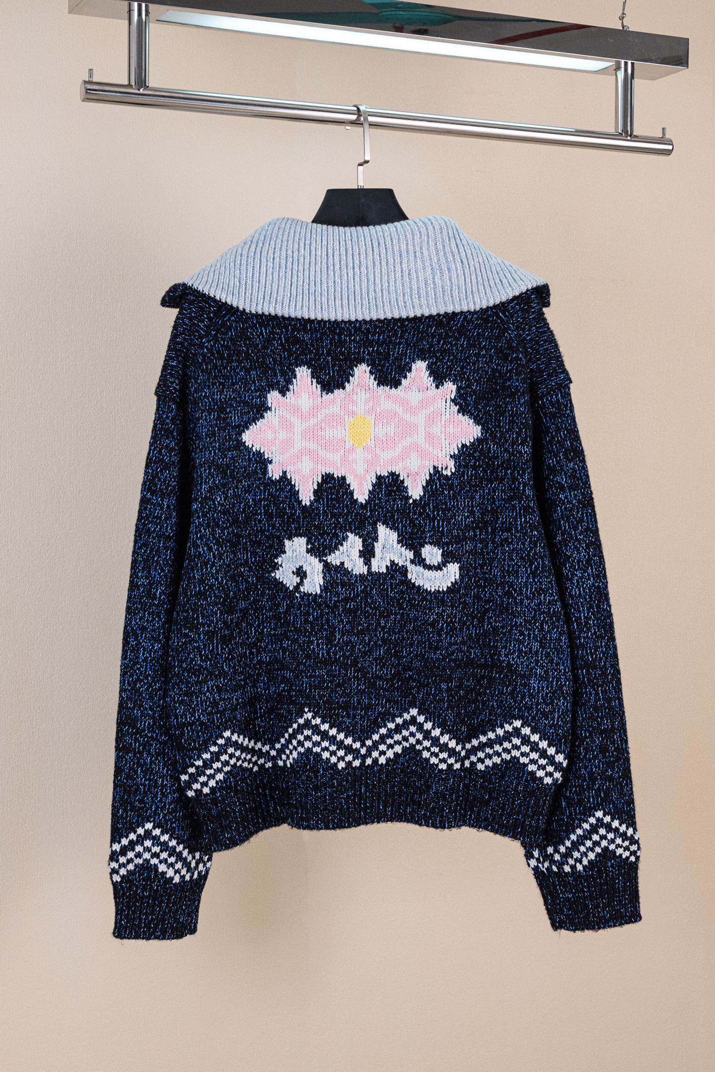 LV Pharrell & Nigo Collection Zipper Knit Jacket