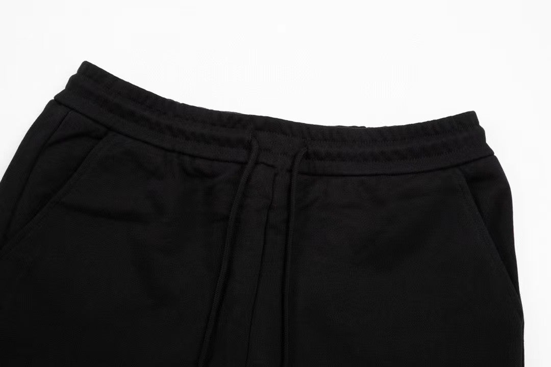 Balenciaga minimalist logo embroidered shorts