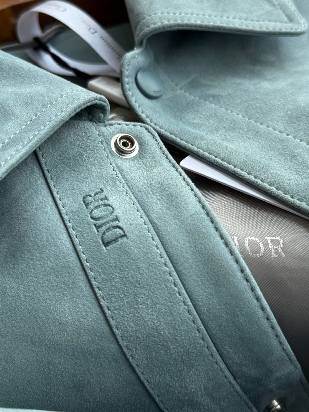 Men Dior Misty Blue Jacket