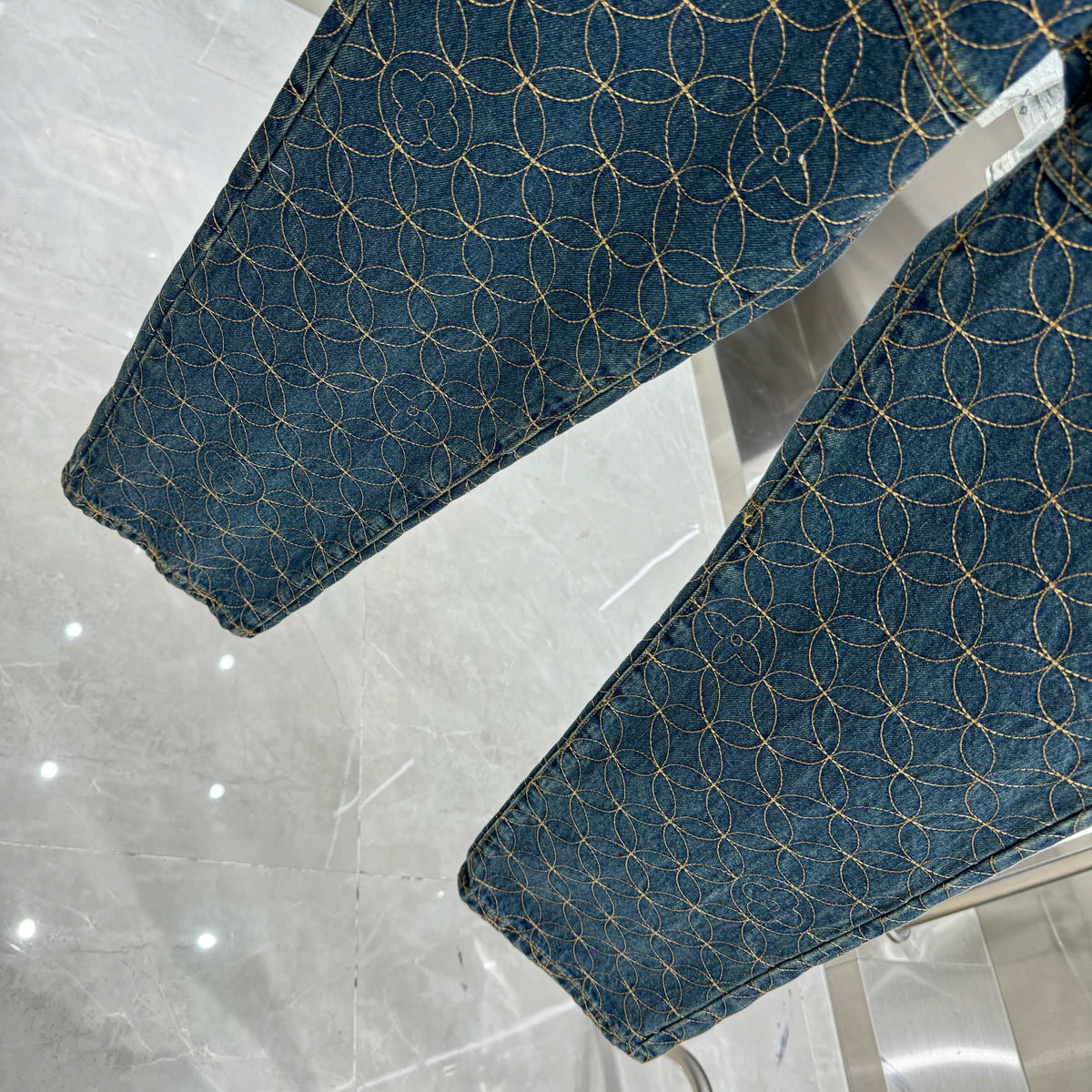 LV Celebrity Winter Runway Jeans