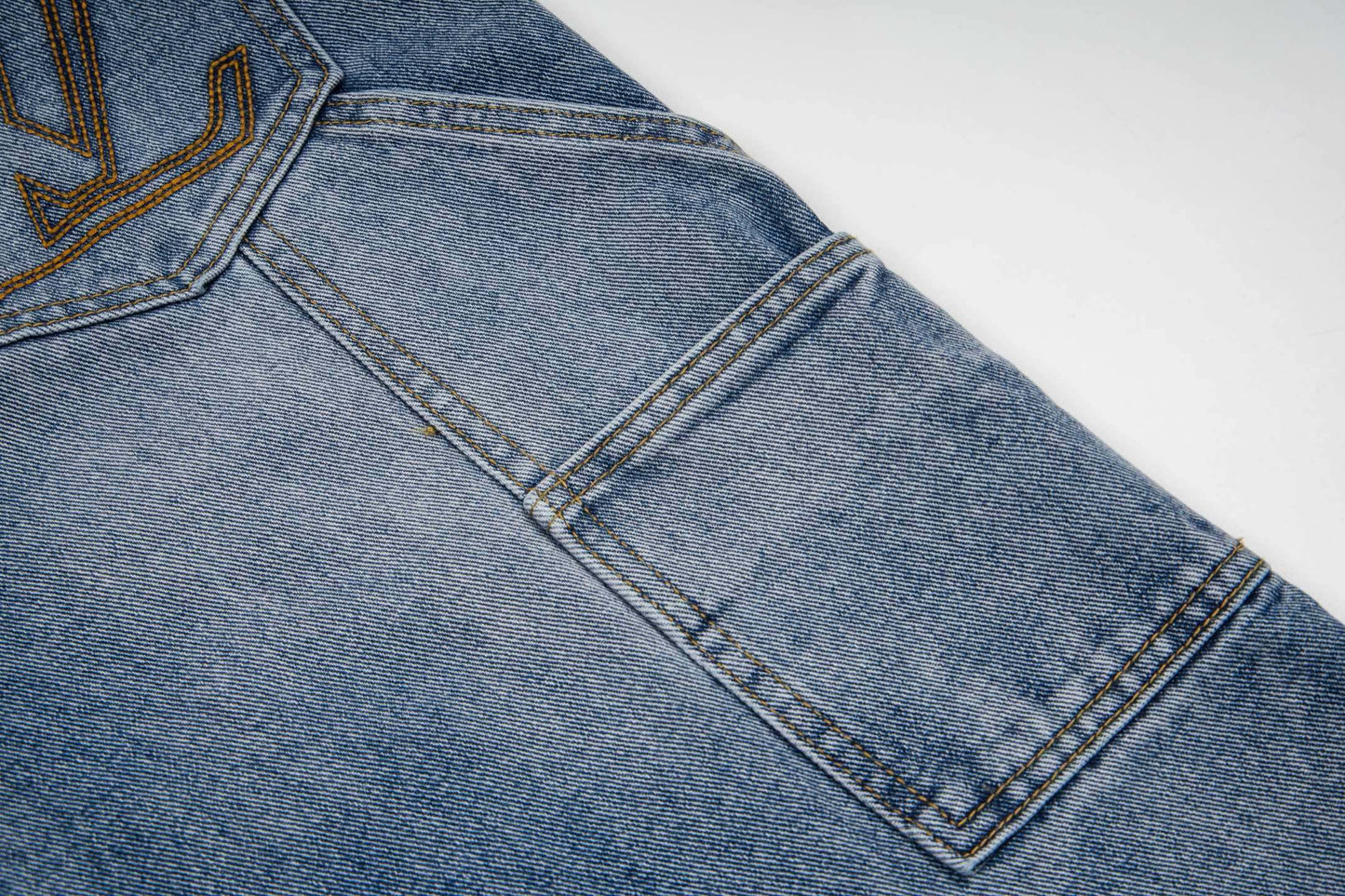 LV Embroidered Work Jeans