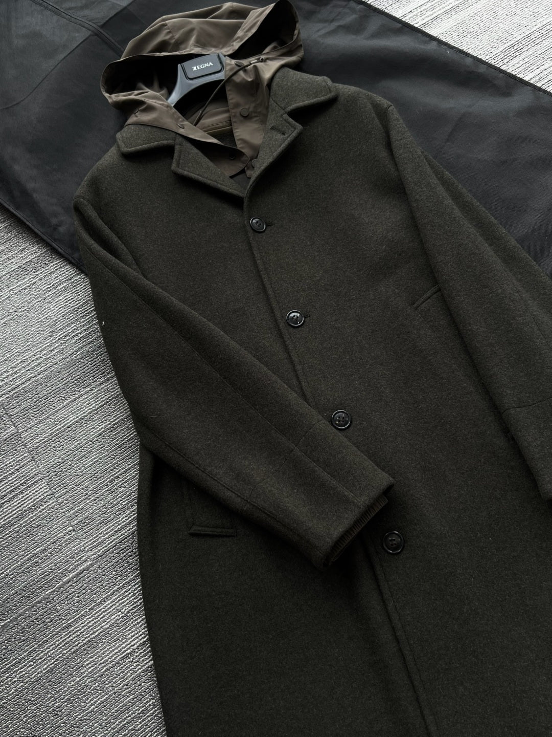 Zegna Men's Jerseywear Coar