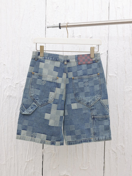 1V Denim Shorts