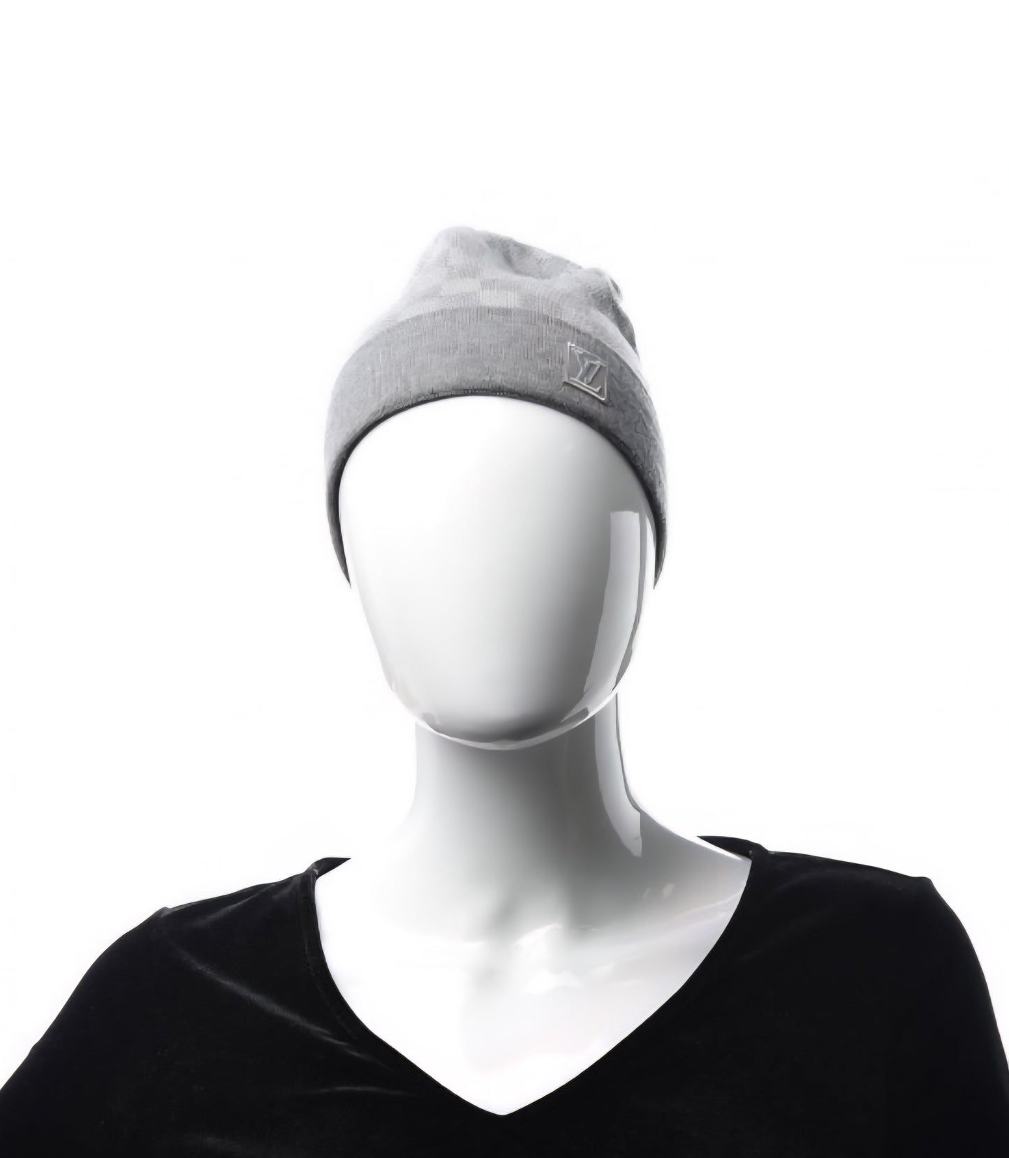 LV BEANIE CHECKERED BOARD