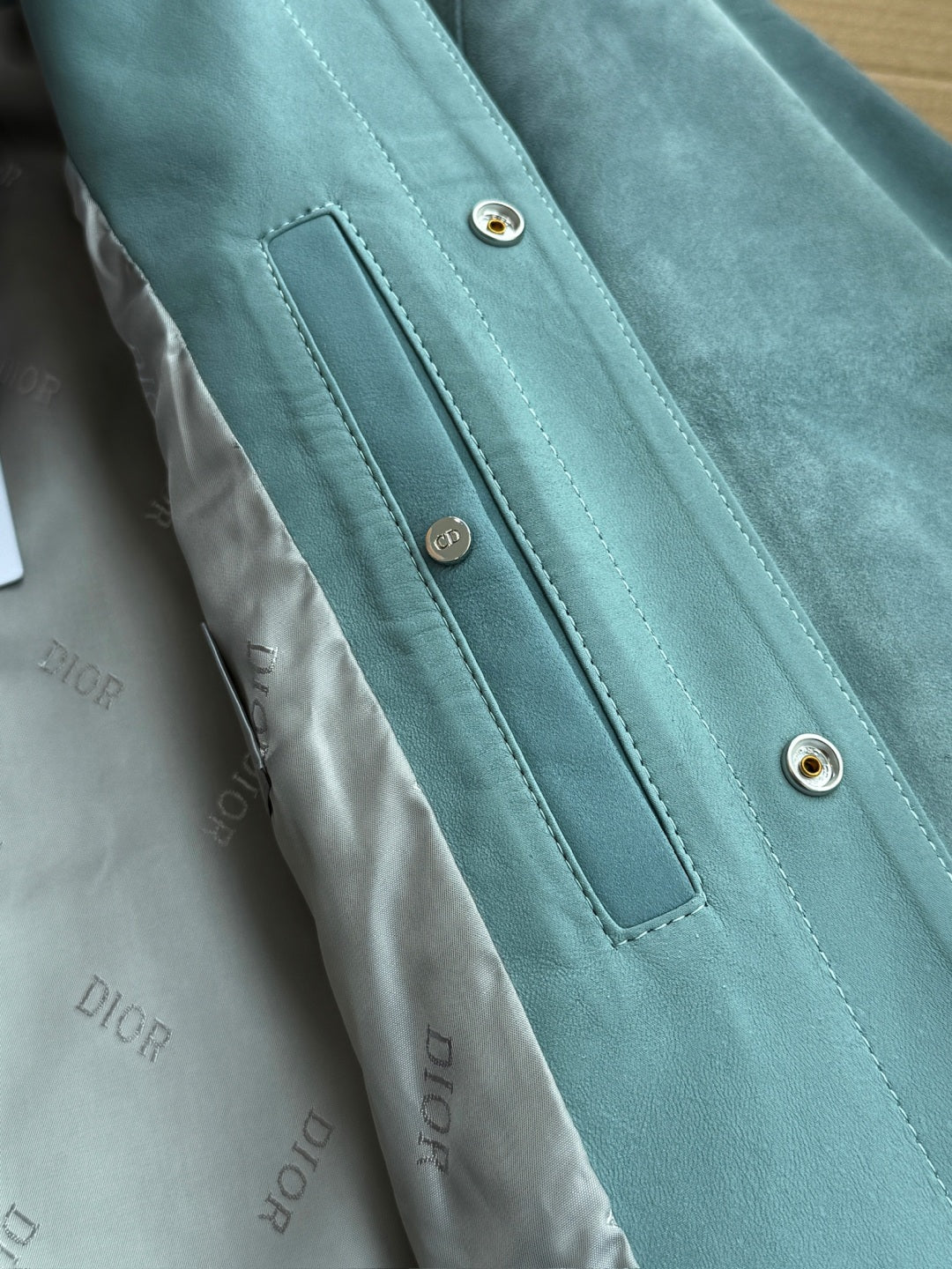 Men Dior Misty Blue Jacket