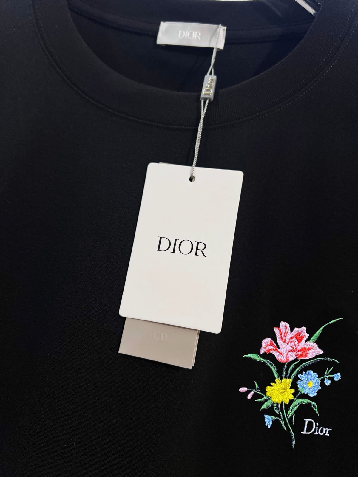 Dior Embroidered Crew Neck T-Shirt