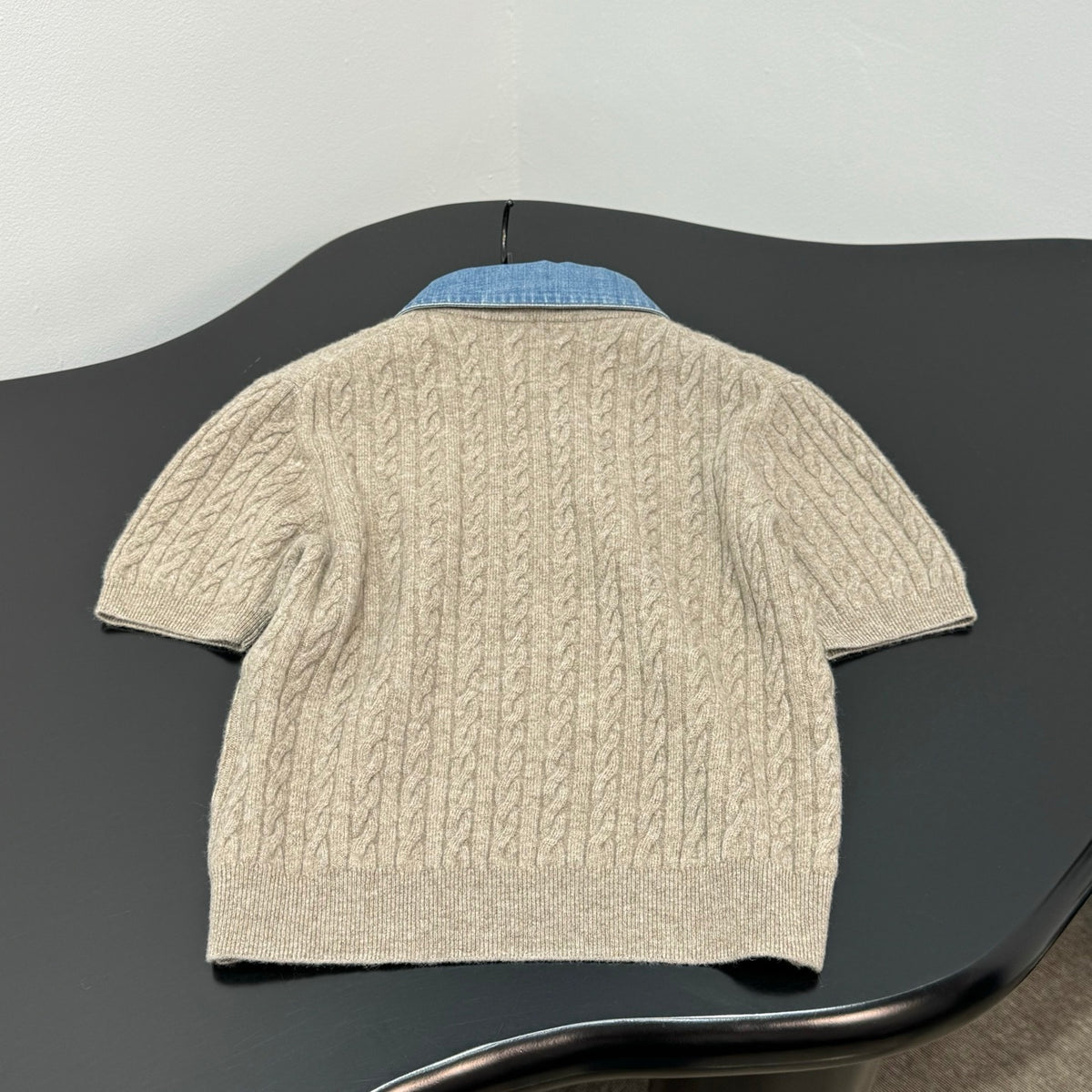 Miu Miu 2 Piece Cashmere Short Sleeve Cardigan Women's