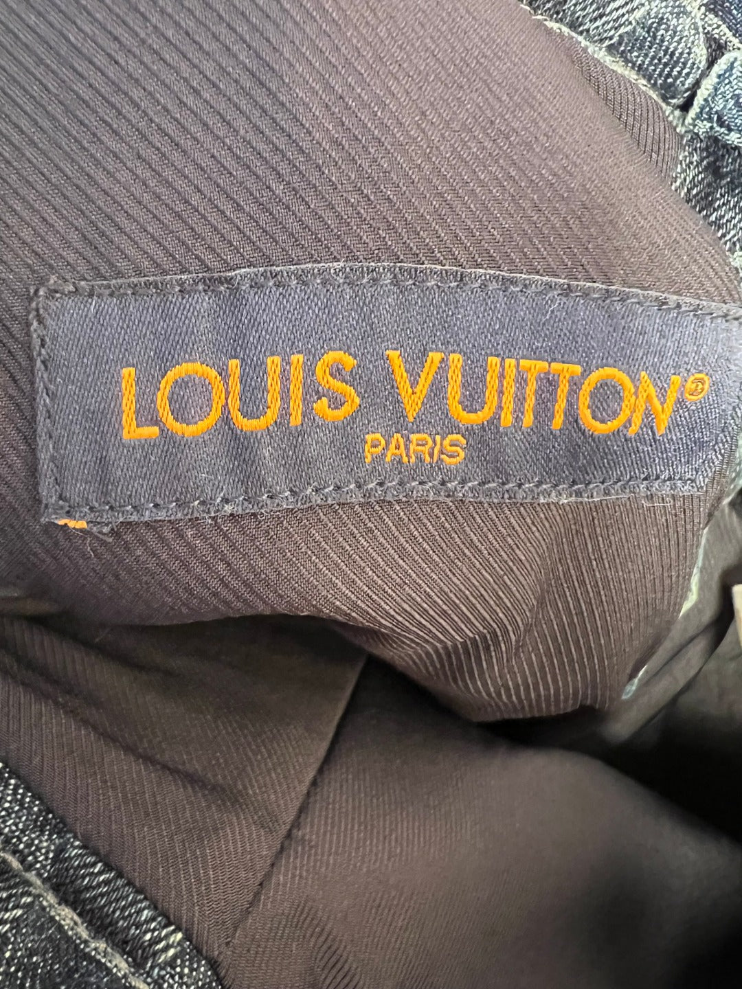 LV Denim Heavy-Duty Patchwork Jeans