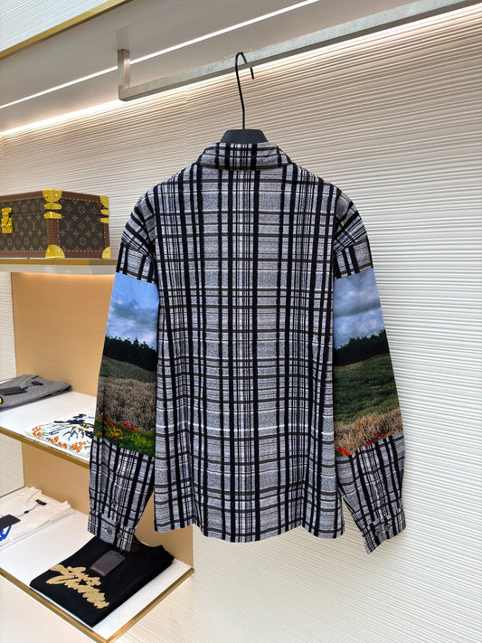 1V Plaid print shirt (from a movie still)