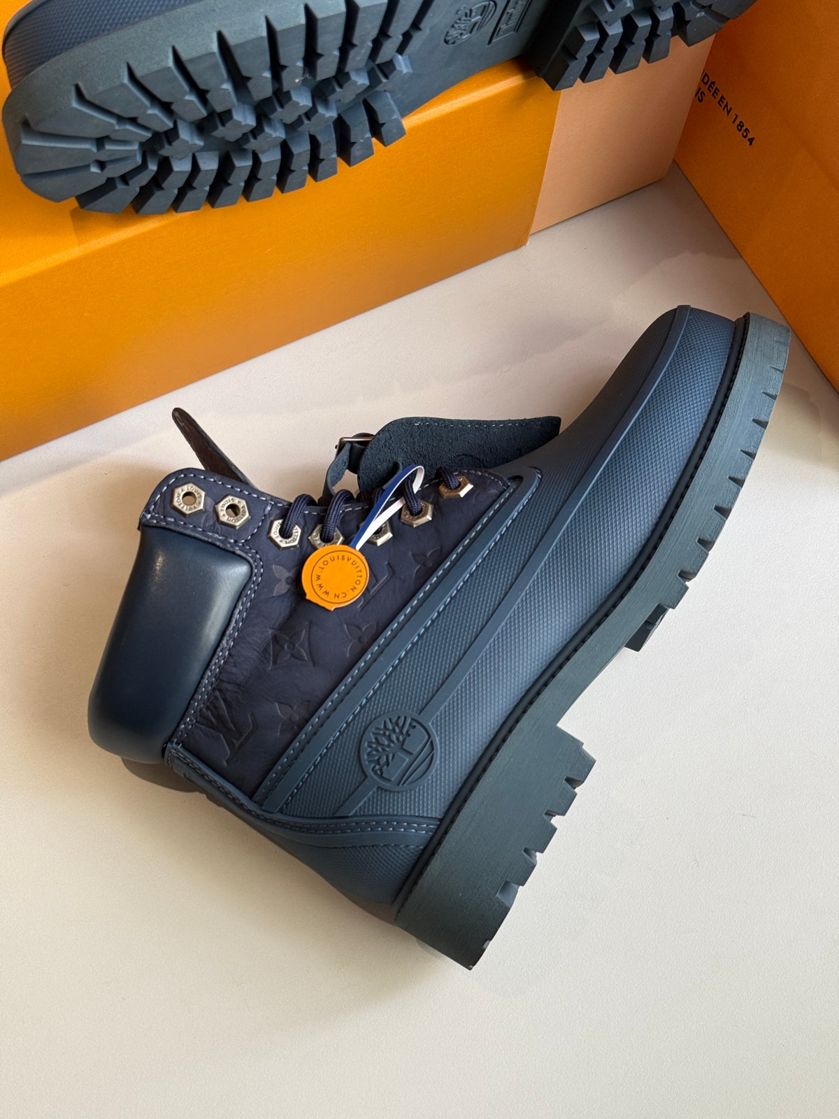 LV Suede Leather Boots