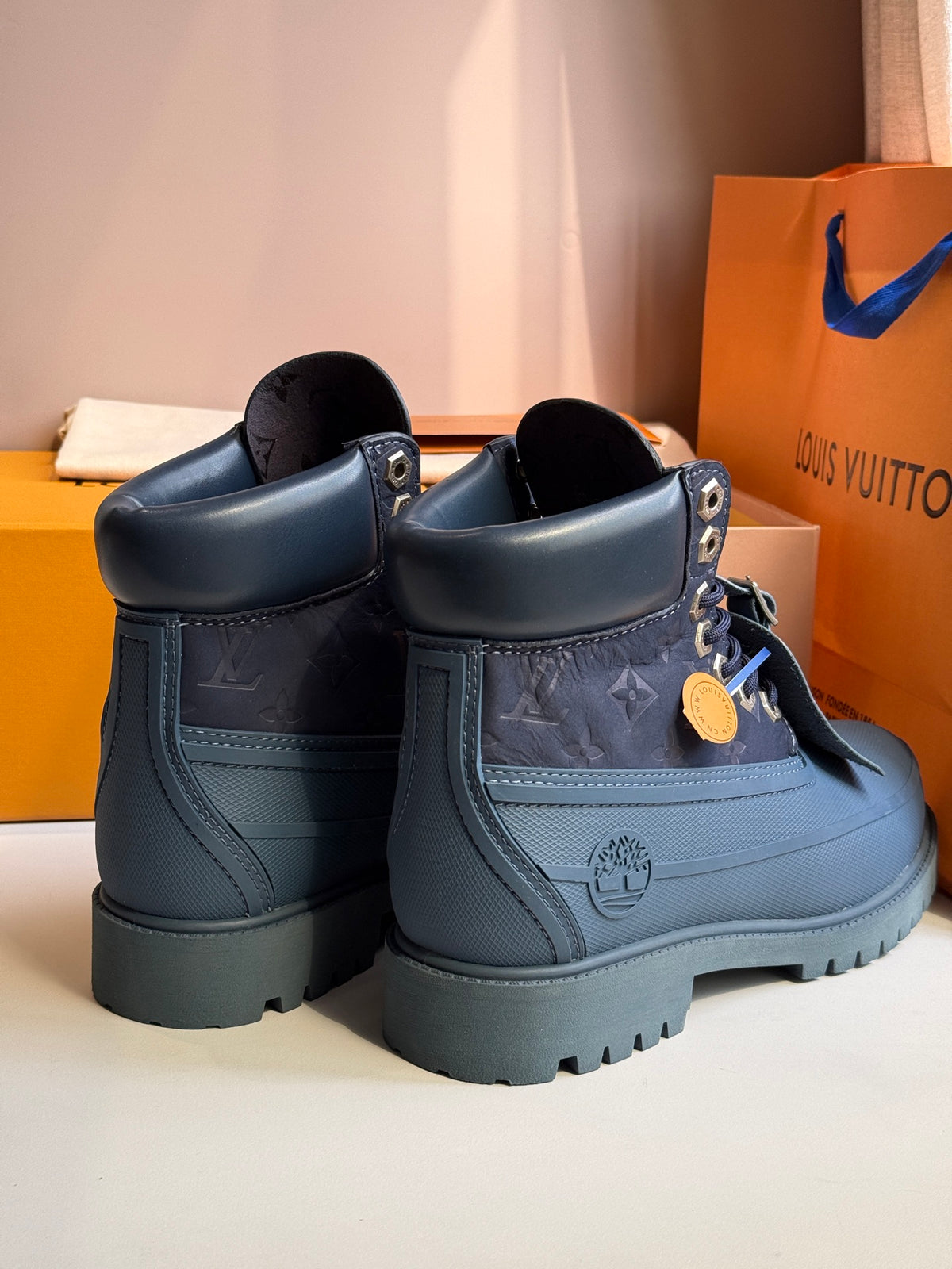 LV Suede Leather Boots
