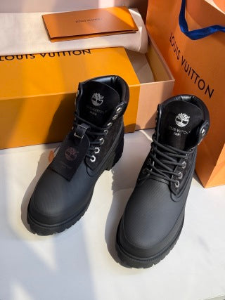 LV Suede Leather Boots