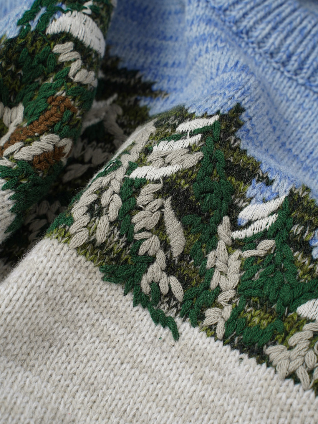 Dior Snow Embroidered Long-Sleeve Sweater