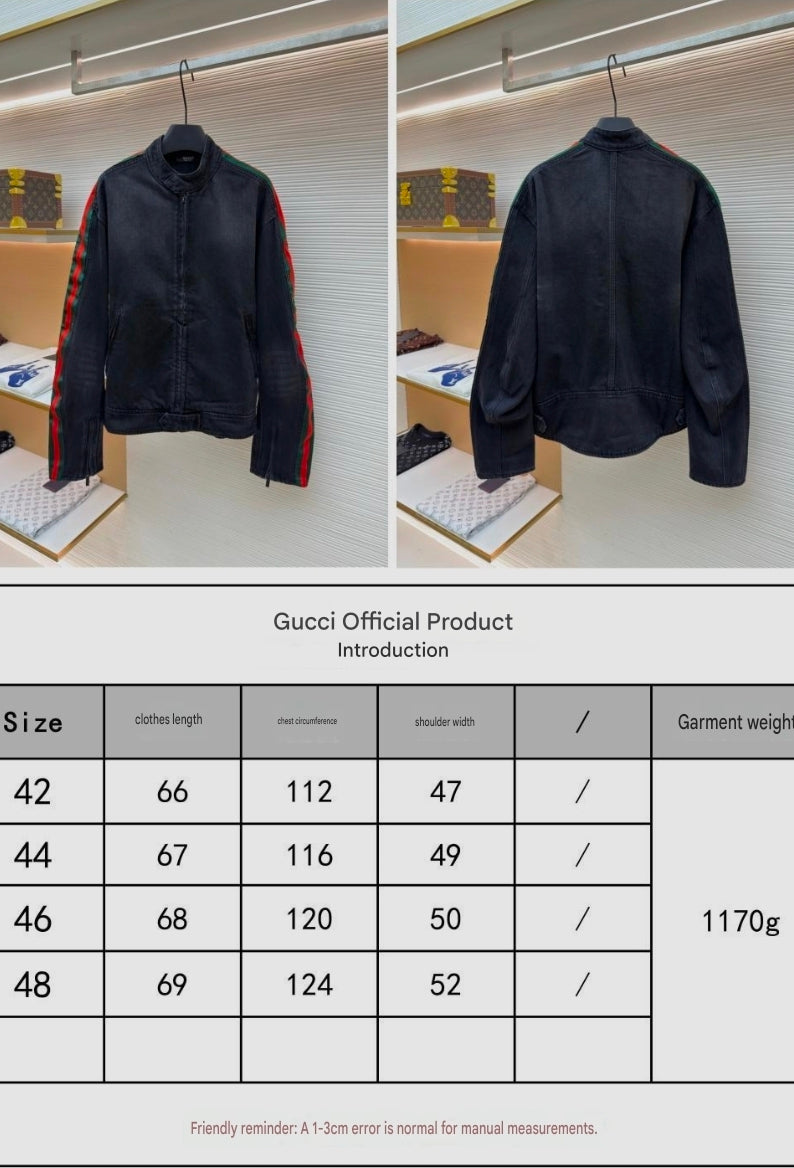Gucci Denim Washed Denim Jacket