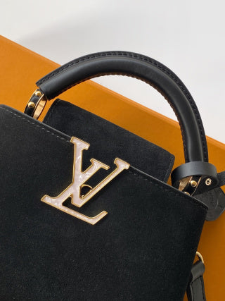 LV Mini Velvet Apricot Handbag