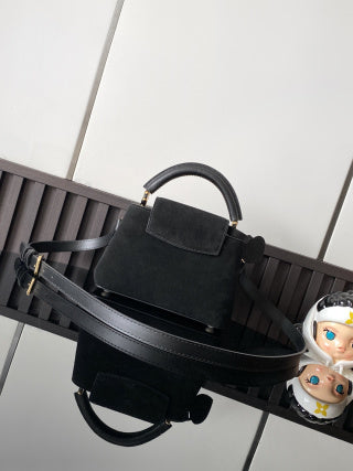 LV Mini Velvet Apricot Handbag