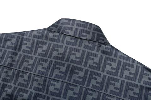 Fendi Collared Long-Sleeve Shirt