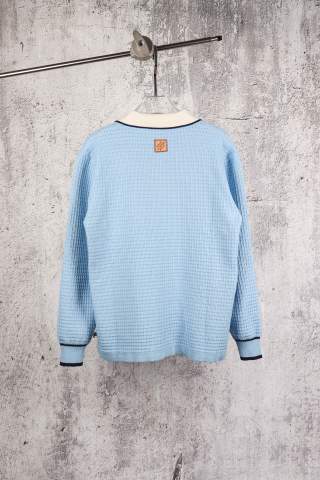 LV Collared Long-Sleeve Button-up Shirt
