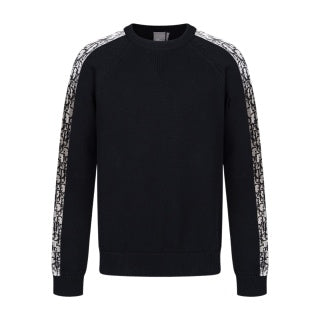 Dior Jacquard Ribbon Crew Neck Sweater