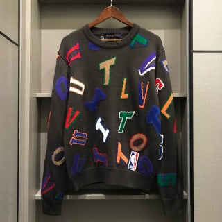 LV & NBA knit sweater