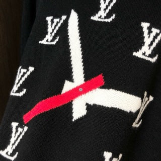 LV Clock Wool Sweater