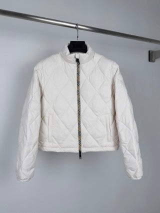 Burberry Paid Quilted Down Jacket - Women's