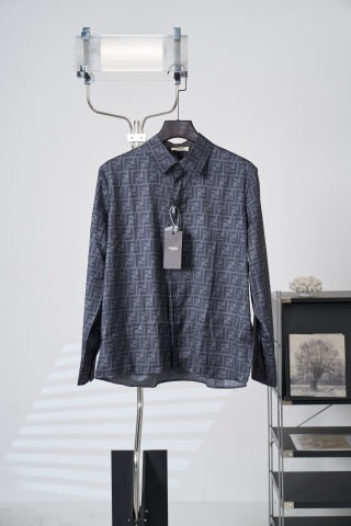 Fendi Collared Long-Sleeve Shirt