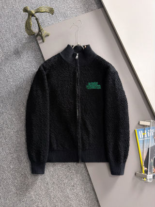 LV Knitted Zip-Up Cardigan