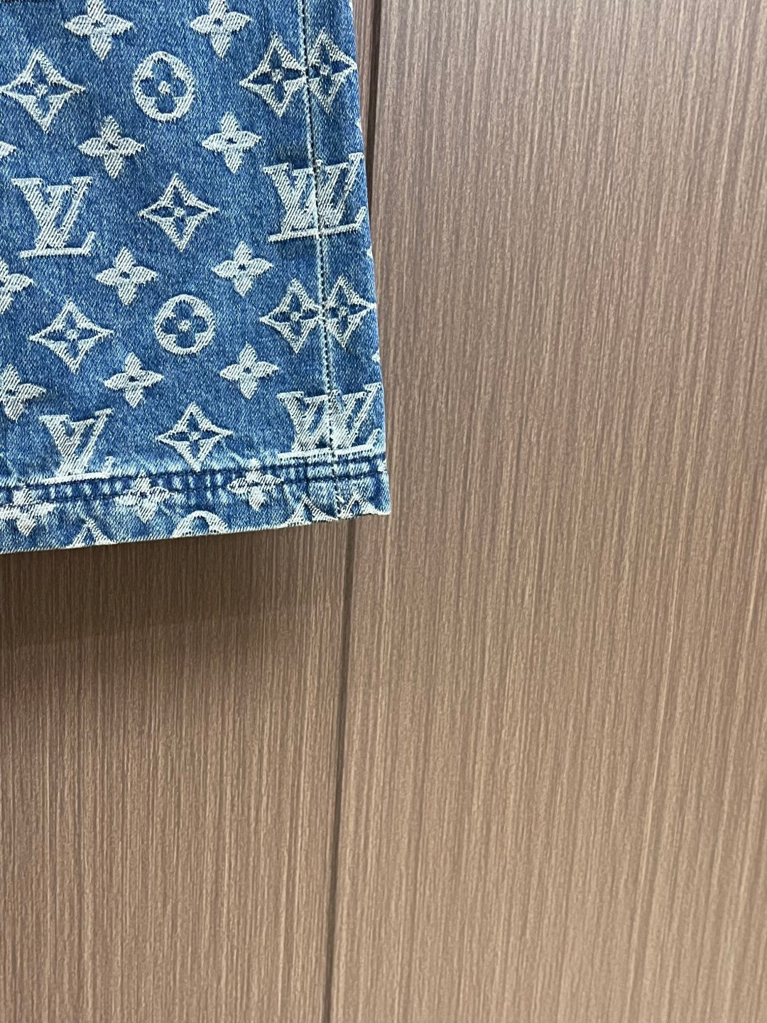 LV Monogram Denim Shorts
