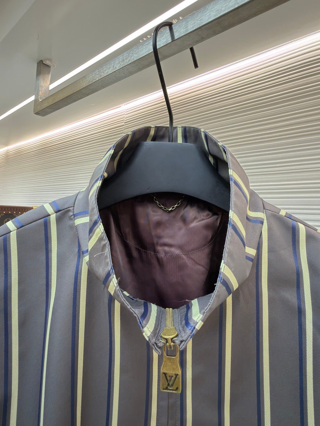 LV Striped Long Sleeve Jacket