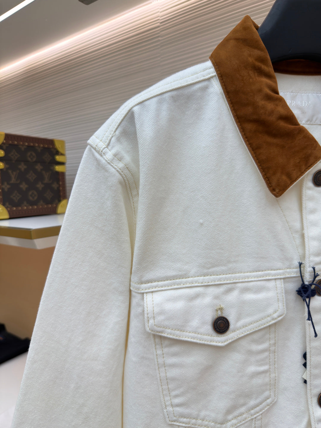 Prada Collared Denim Jacket