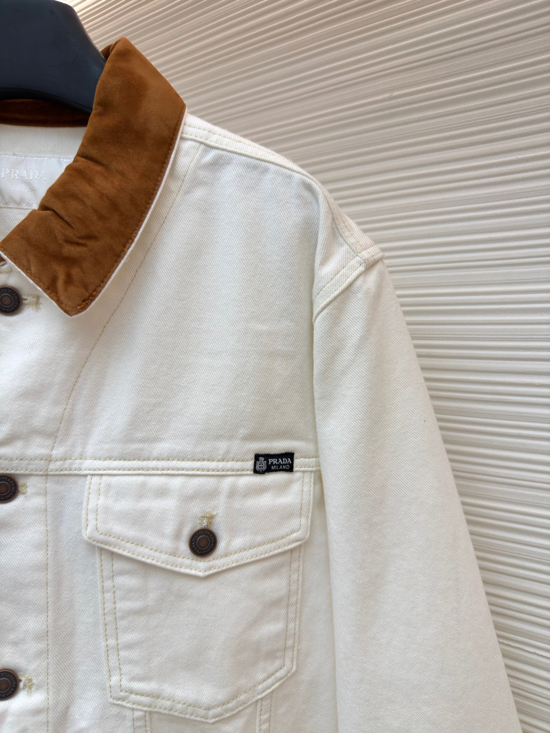 Prada Collared Denim Jacket