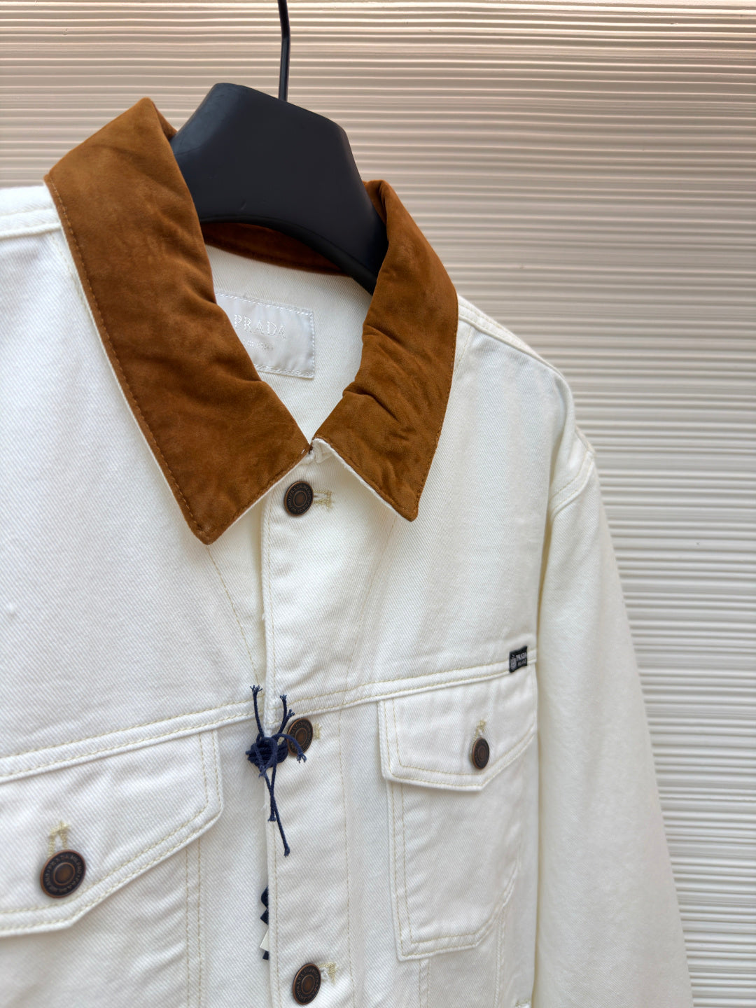 Prada Collared Denim Jacket