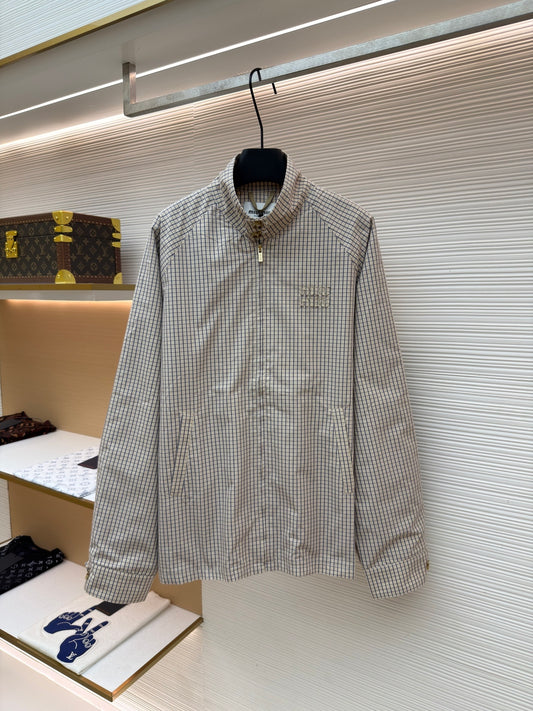 Miu Miu Stand Collar Yarn-Knit Jacket