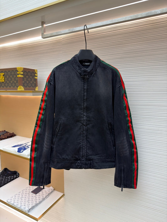 Gucci Denim Washed Denim Jacket