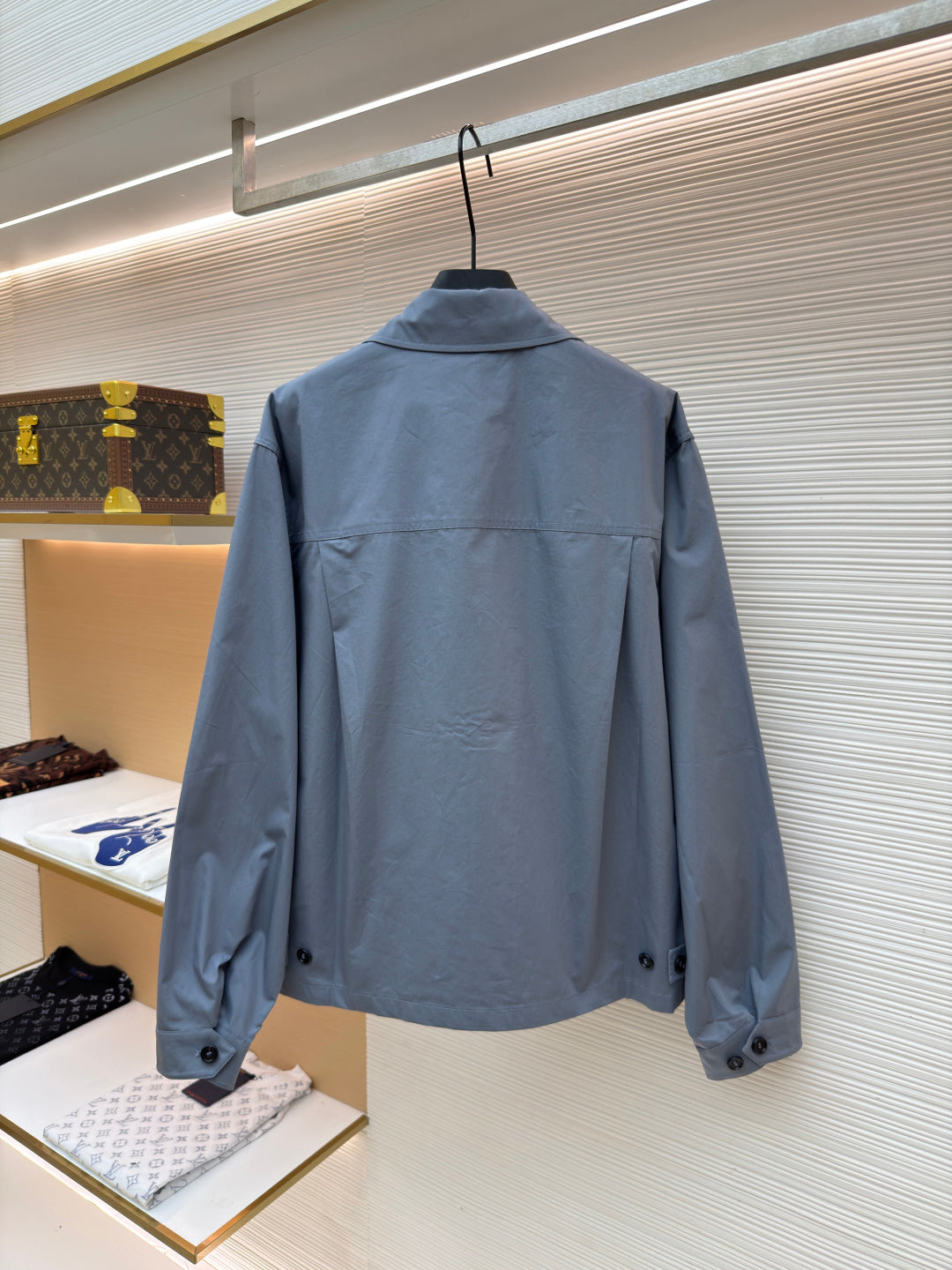 Prada Embriodered Tech Cotton Jacket