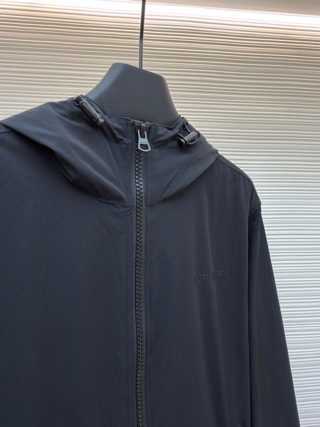Burberry Hooded Striped Jacket