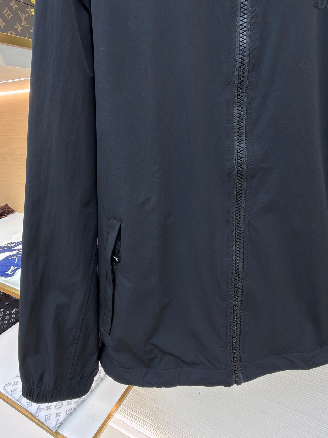 Burberry Hooded Striped Jacket