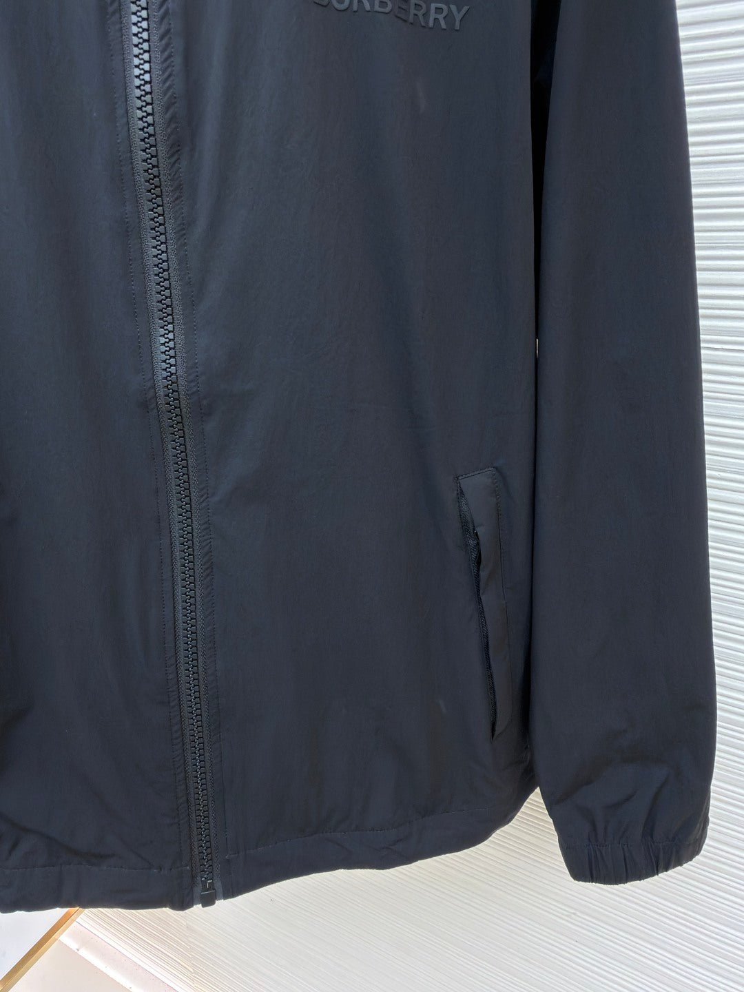 Burberry Hooded Striped Jacket