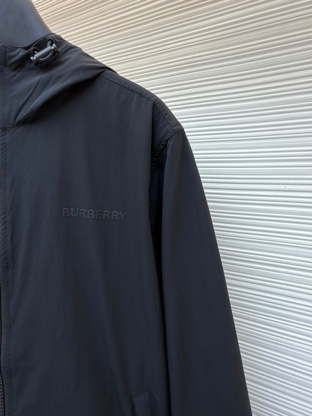 Burberry Hooded Striped Jacket