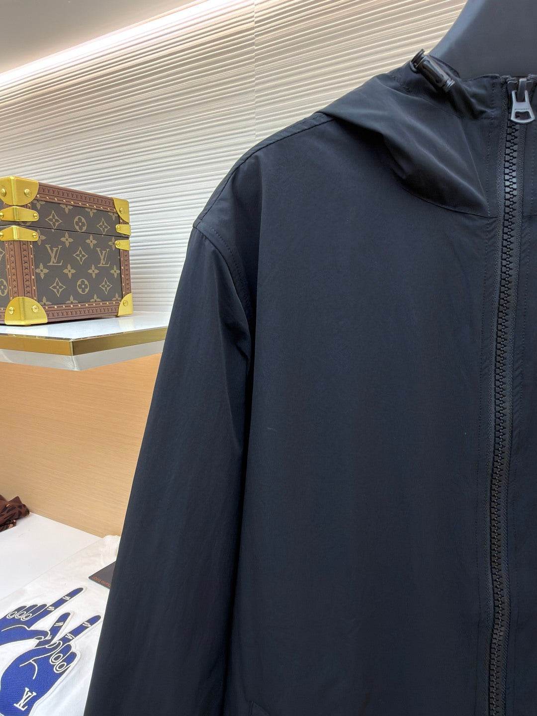 Burberry Hooded Striped Jacket
