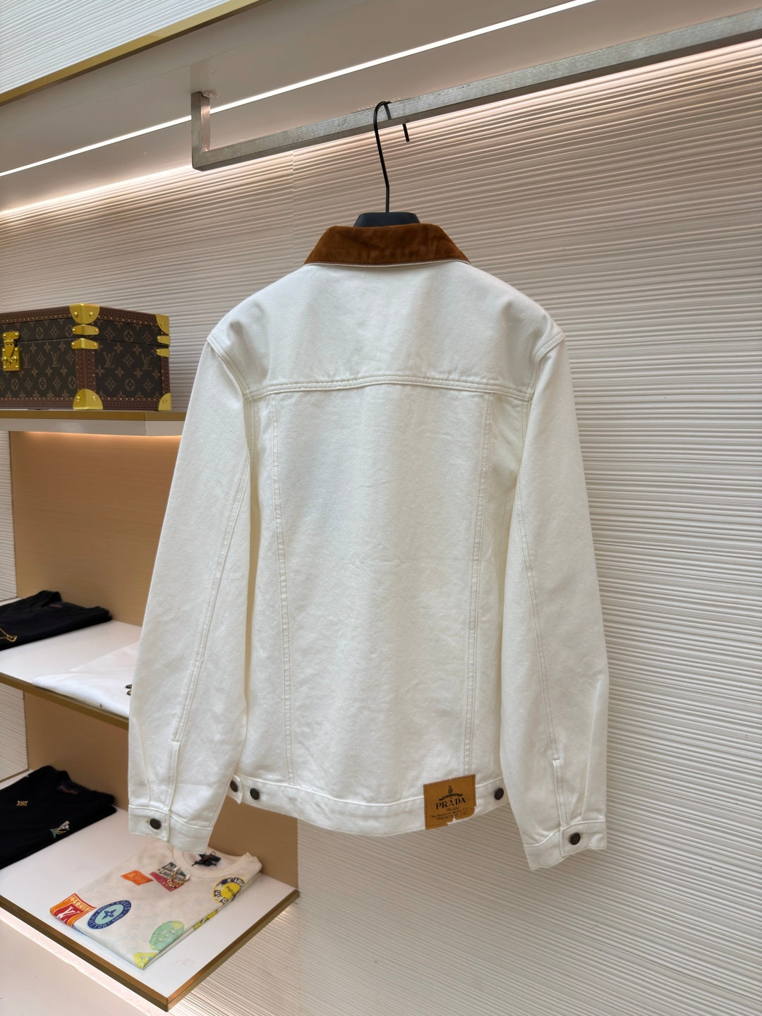 Prada Collared Denim Jacket