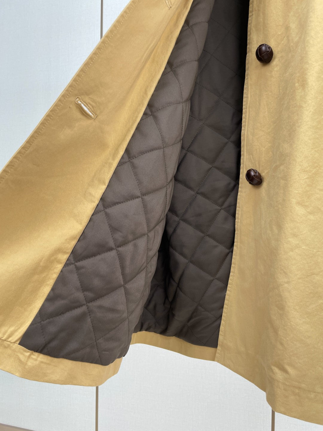The Row Corduroy Lapel Trench Coat - Women's
